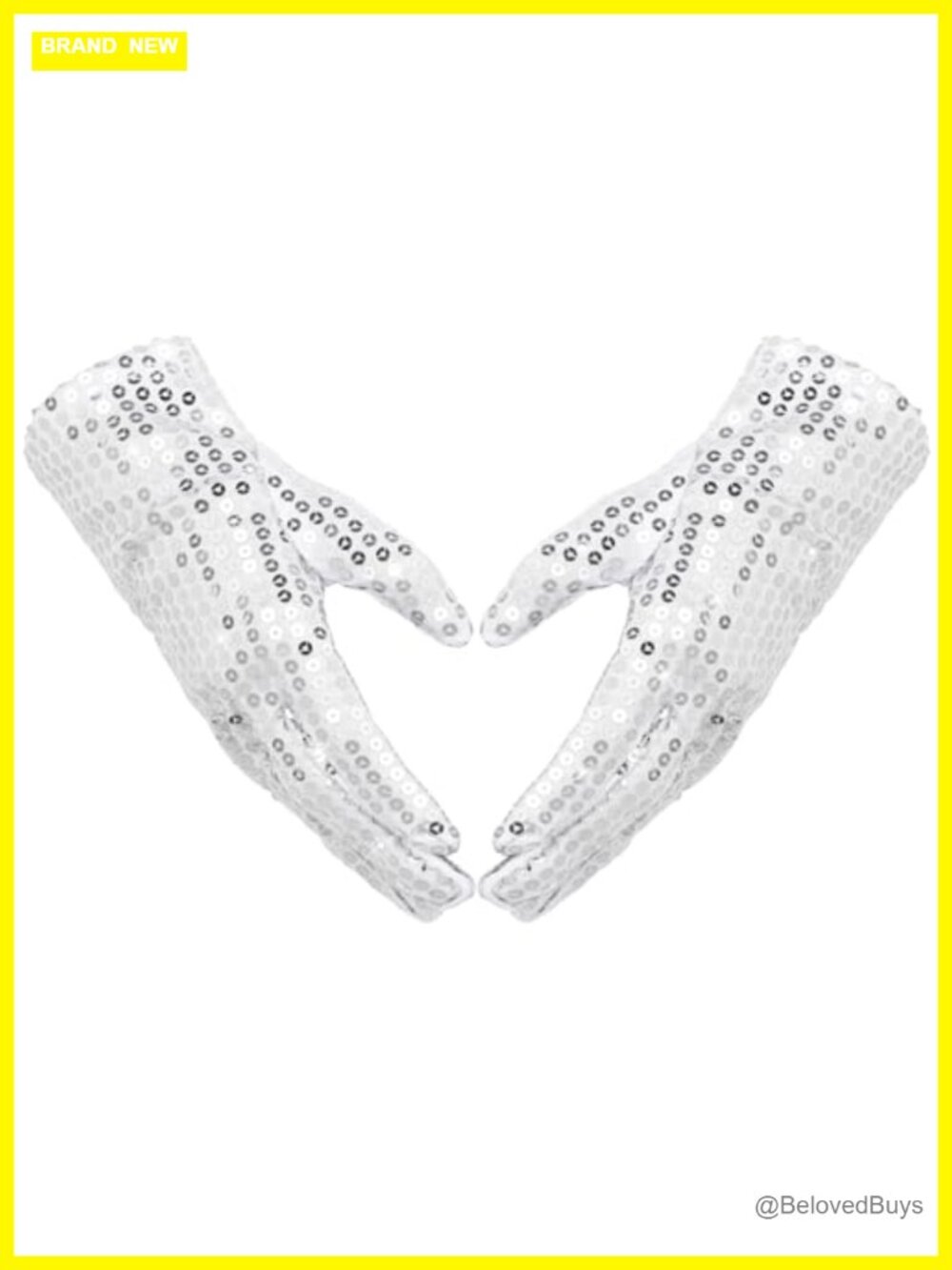 Sequin Gloves Women Glitter Sparkly Dance Mittens Masquerade Short Gloves